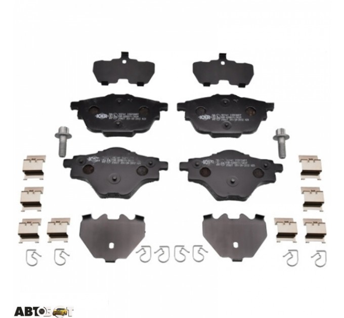 Гальмівні колодки ICER 182161, ціна: 2 004 грн.