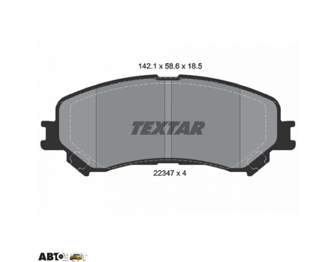 Гальмівні колодки Textar 2234701, ціна: 4 851 грн.