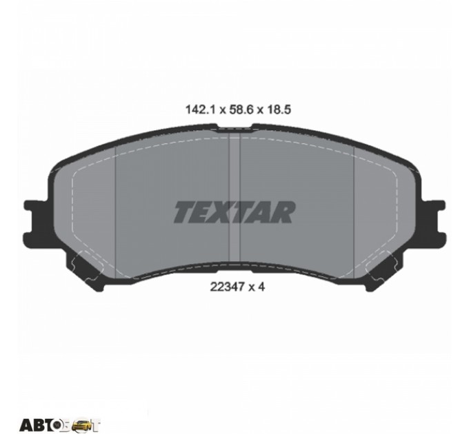 Тормозные колодки Textar 2234701, цена: 2 641 грн.