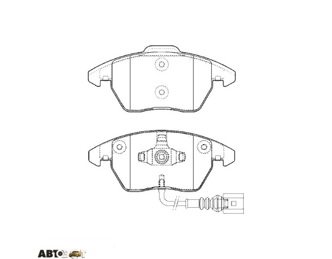 Тормозные колодки ZIMMERMANN 23587.200.1, цена: 4 029 грн.