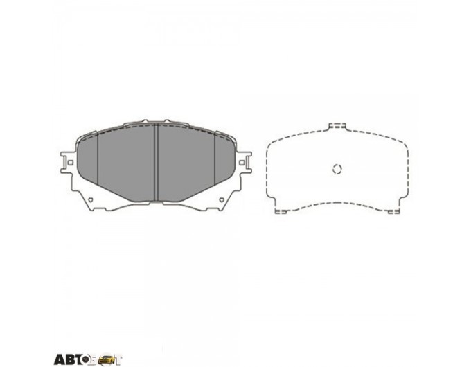 Тормозные колодки KAVO PARTS KBP-4570, цена: 1 708 грн.