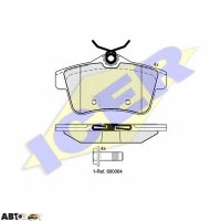 Тормозные колодки ICER 181928