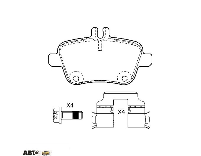 Тормозные колодки ZIMMERMANN 24848.185.1, цена: 3 817 грн.