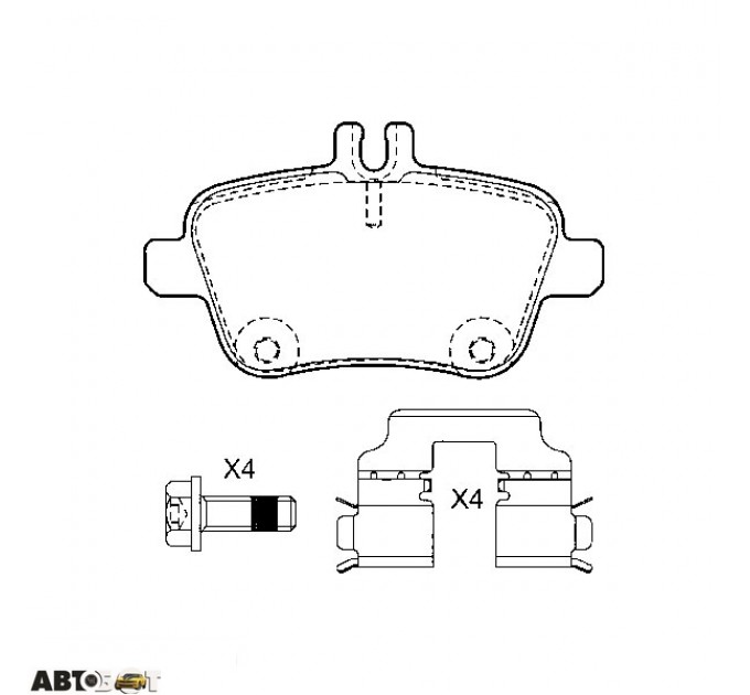 Тормозные колодки ZIMMERMANN 24848.185.1, цена: 2 078 грн.