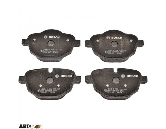 Тормозные колодки Bosch 0 986 494 432, цена: 4 029 грн.