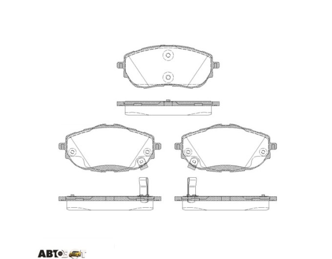 Тормозные колодки ZIMMERMANN 25698.190.2, цена: 5 387 грн.