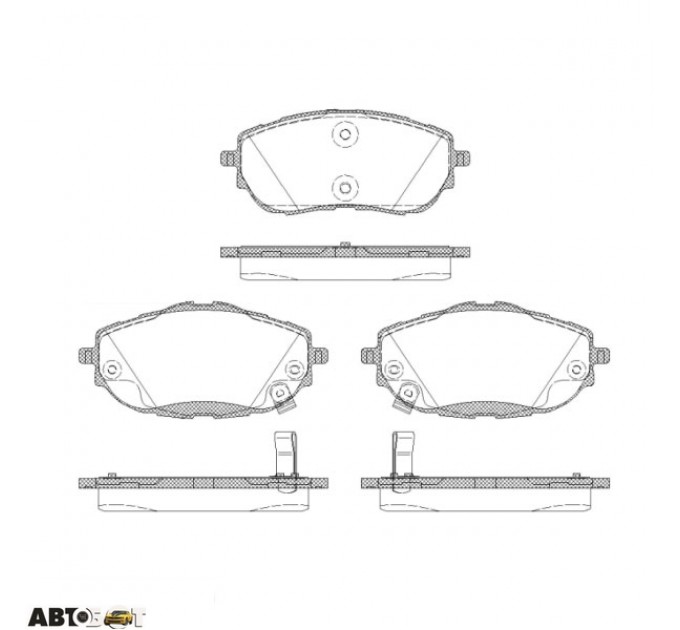 Тормозные колодки ZIMMERMANN 25698.190.2, цена: 2 933 грн.