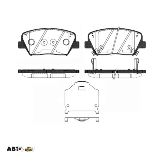 Тормозные колодки ZIMMERMANN 25757.175.2, цена: 2 381 грн.