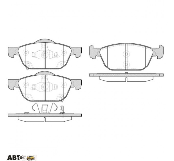 Тормозные колодки ZIMMERMANN 25804.170.1, цена: 2 421 грн.