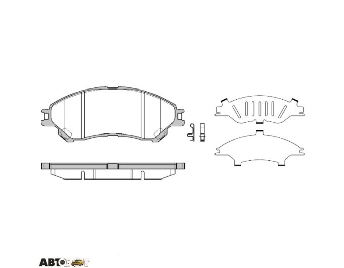 Тормозные колодки ZIMMERMANN 25979.170.1, цена: 4 515 грн.