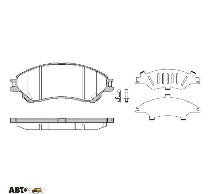 Тормозные колодки ZIMMERMANN 25979.170.1, цена: 2 459 грн.