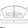 Гальмівні колодки ICER 180616, ціна: 810 грн.