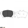 Гальмівні колодки KAVO PARTS KBP-9111, ціна: 1 320 грн.