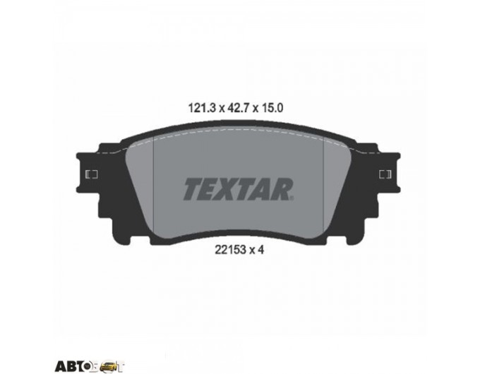 Гальмівні колодки Textar 2215301, ціна: 3 589 грн.
