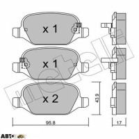 Тормозные колодки METELLI 22-0324-4