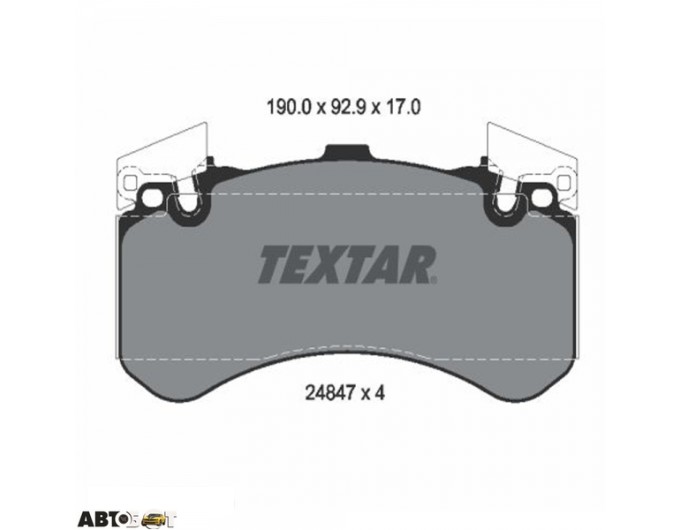 Гальмівні колодки Textar 2484701, ціна: 12 362 грн.