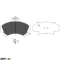 Гальмівні колодки KAVO PARTS KBP-5507, ціна: 1 630 грн.