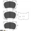 Тормозные колодки KAVO PARTS KBP-9020, цена: 1 882 грн.