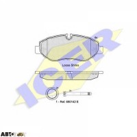 Тормозные колодки ICER 141832