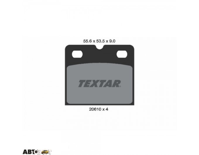 Гальмівні колодки Textar 2061005, ціна: 3 684 грн.