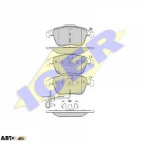 Тормозные колодки ICER 181864