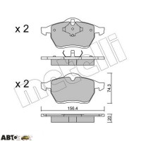 Тормозные колодки METELLI 22-0279-0