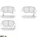 Тормозные колодки KAVO PARTS KBP-5551, цена: 1 242 грн.