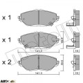 Тормозные колодки METELLI 22-1088-0, цена: 3 493 грн.