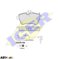 Тормозные колодки ICER 181678700