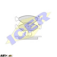 Гальмівні колодки ICER 180329