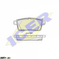 Тормозные колодки ICER 181963