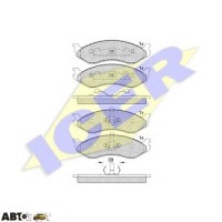 Тормозные колодки ICER 140968