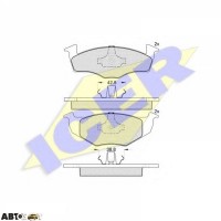 Тормозные колодки ICER 181130
