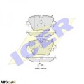 Тормозные колодки ICER 182216, цена: 3 224 грн.