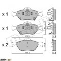 Тормозные колодки METELLI 22-0316-1, цена: 1 998 грн.