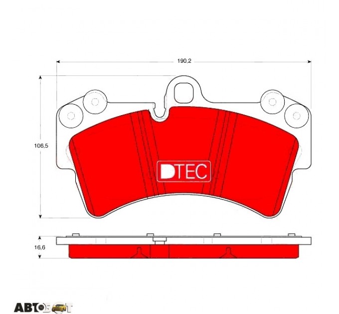 Тормозные колодки TRW GDB1548DTE, цена: 4 416 грн.