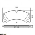 Гальмівні колодки Bosch 0 986 494 757, ціна: 5 206 грн.