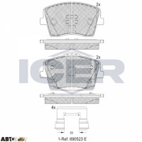 Тормозные колодки ICER 182354