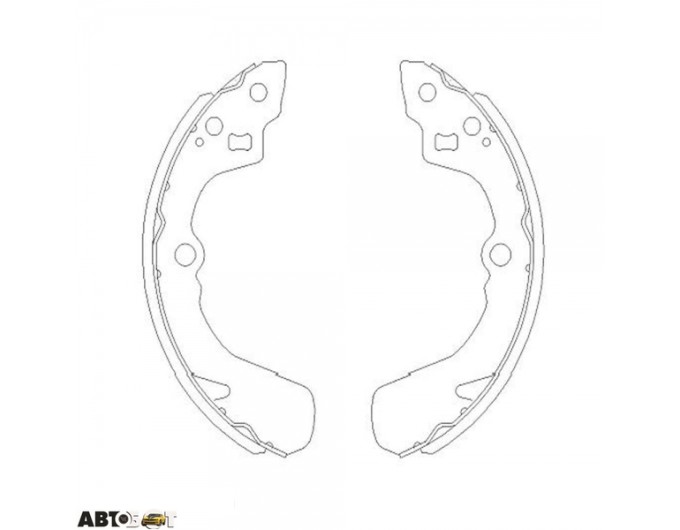 Тормозные колодки KAVO PARTS KBS-8905, цена: 1 440 грн.