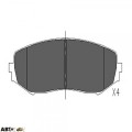 Тормозные колодки KAVO PARTS KBP-8512, цена: 1 692 грн.