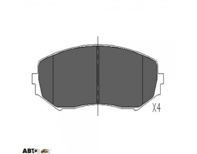 Тормозные колодки KAVO PARTS KBP-8512, цена: 1 692 грн.