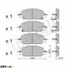 Тормозные колодки METELLI 22-1153-0, цена: 1 611 грн.