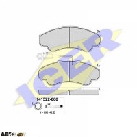 Тормозные колодки ICER 141522066