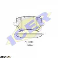 Тормозные колодки ICER 181674204