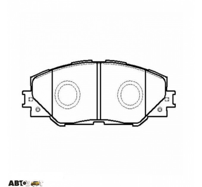 Гальмівні колодки ABE C12122ABE, ціна: 1 133 грн.