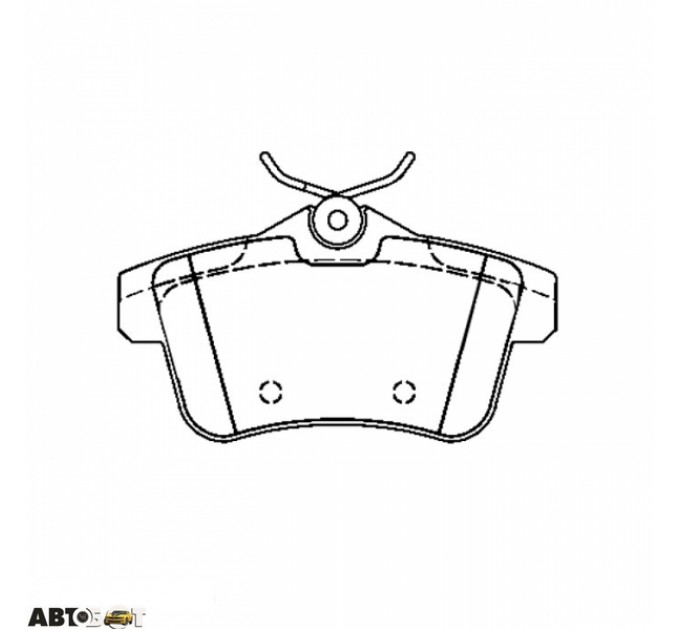 Гальмівні колодки ABE C2P007ABE, ціна: 1 003 грн.