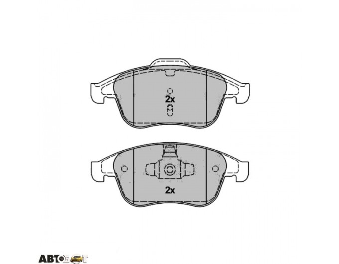 Гальмівні колодки ABE C1R044ABE, ціна: 3 193 грн.