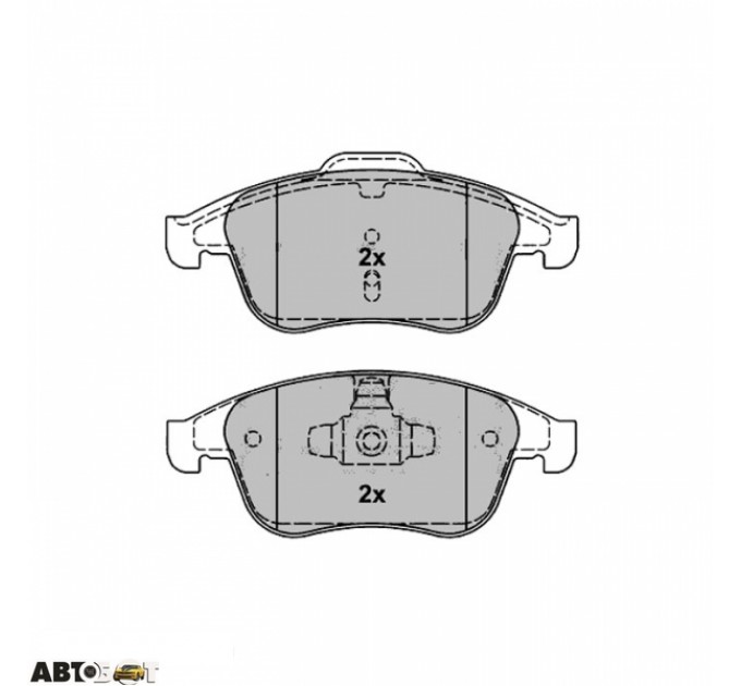 Гальмівні колодки ABE C1R044ABE, ціна: 1 739 грн.