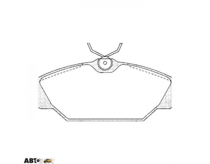 Гальмівні колодки ABE C1R023ABE, ціна: 1 835 грн.