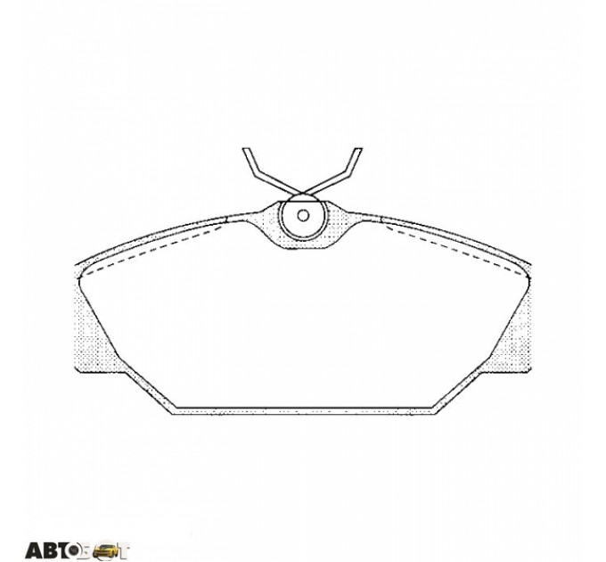 Тормозные колодки ABE C1R023ABE, цена: 999 грн.